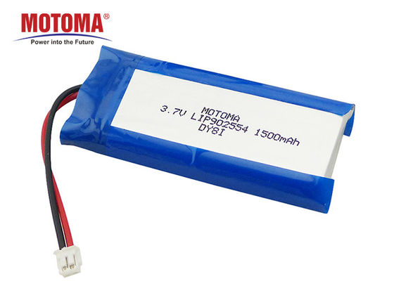 una batteria al litio medica da 500 cicli, batteria 3,7 V 1500mah di Lipo