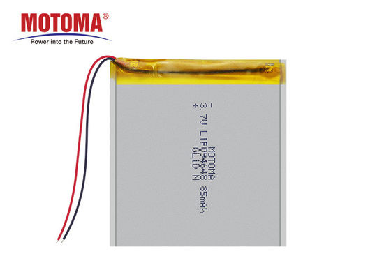 Batteria leggera dell'inseguitore di 85mah GPS, batteria ultra sottile di 0.9mm Lipo