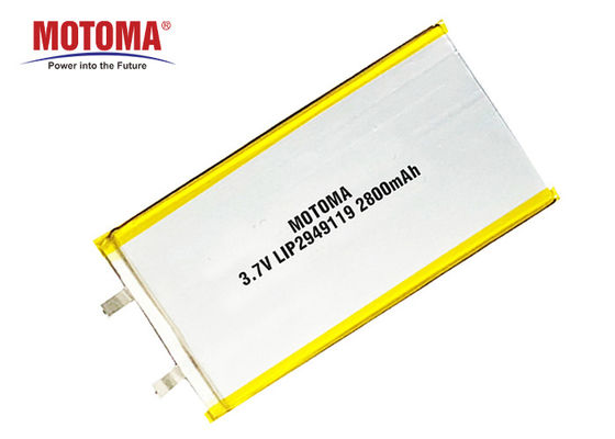 500 volte ciclano il materiale della batteria 2800mAh NMC del polimero del computer portatile di vita