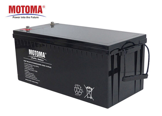Batteria al litio solare di durata della vita della parete lunga 12V 250Ah LiFePO4 di potere per i sistemi solari domestici