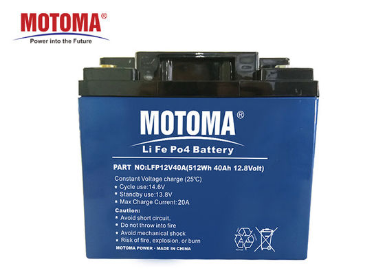Batteria al litio LiFePO4 per tempi di ciclo durevoli Ups 12V 40Ah i 4000