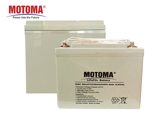 La batteria al litio 100% di DOD Lifepo4 12.8V 50Ah lungamente cicla la vita 4000 volte per UPS