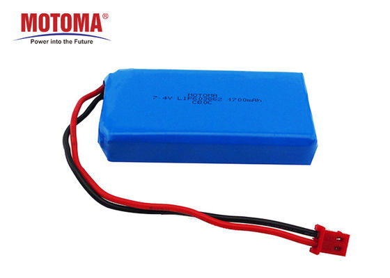 Li Polymer Wearable Device Battery , Bluetooth Headset Battery 7.4V 1950mah