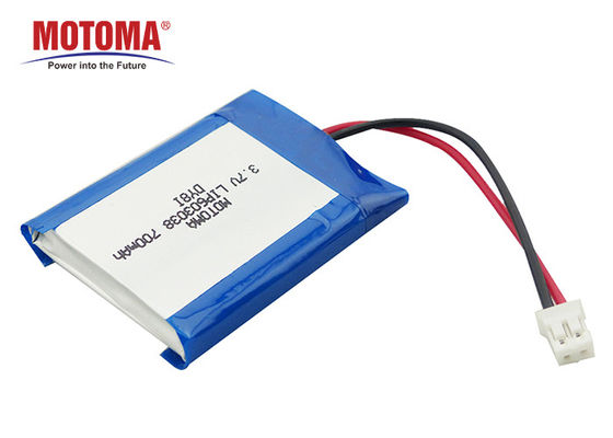 Pacchetto 3.7V 700mAh 6x30x38mm della batteria di densità di alta energia IOT