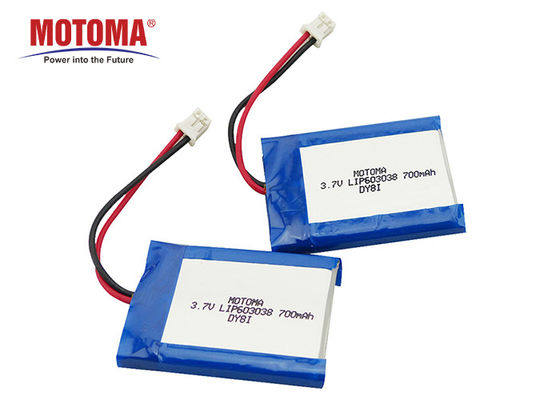 High Energy Density IOT Battery Pack 3.7V 700mAh 6x30x38mm
