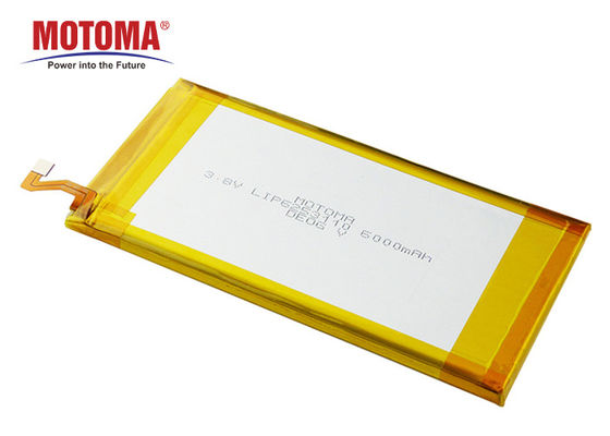 Batteria al litio ad alta tensione 6000mAh della compressa con vita di ciclo lunga