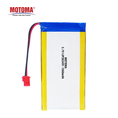 Deep Cycle Lipo Lithium Polymer Battery 1560mAh For Alcohol Tester