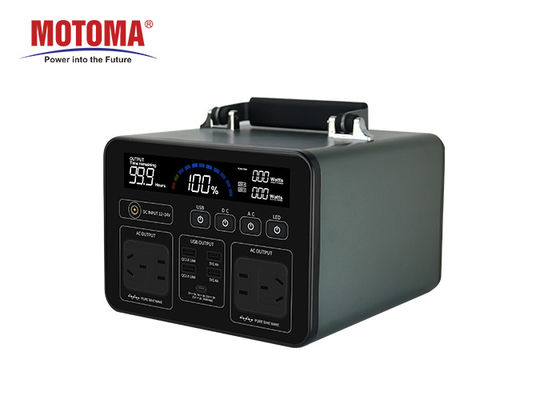 centrale elettrica portatile dello sbocco di CA 110V, la Banca di potenza della batteria 500Wh per accamparsi