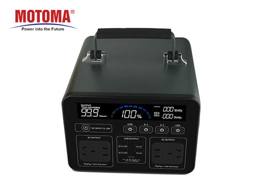 Il portatile di campeggio delle centrali elettriche di 12v 700wh con 110V/220V CC di CA 12v 15v ha prodotto il sistema di input solare